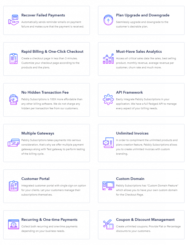 All Pabbly Features