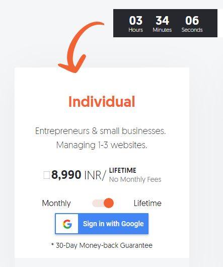 Ubersuggest lifetime deal