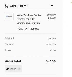 Writerzen coupon code