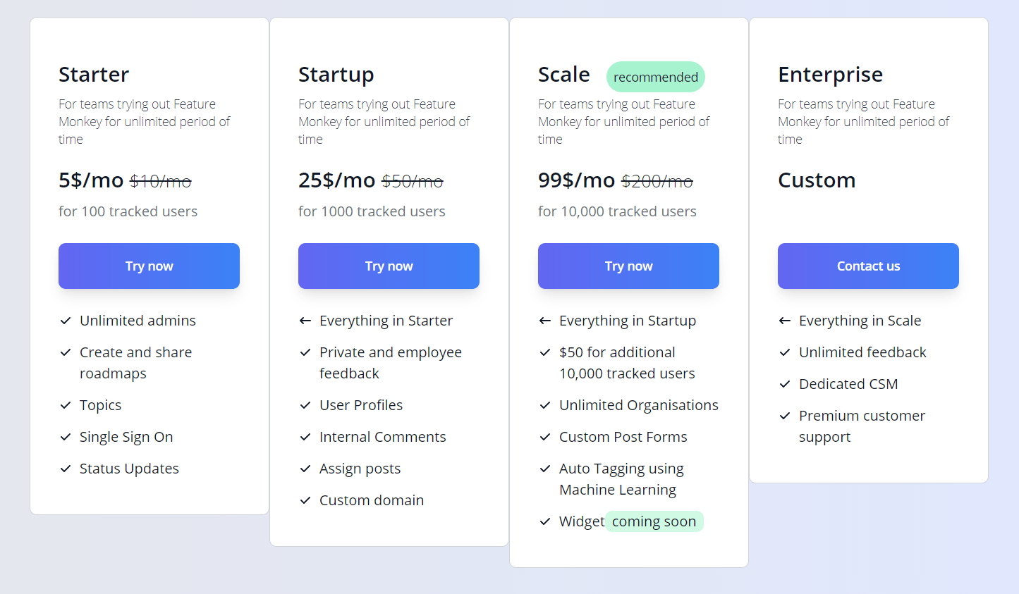 FeatureMonkey Price