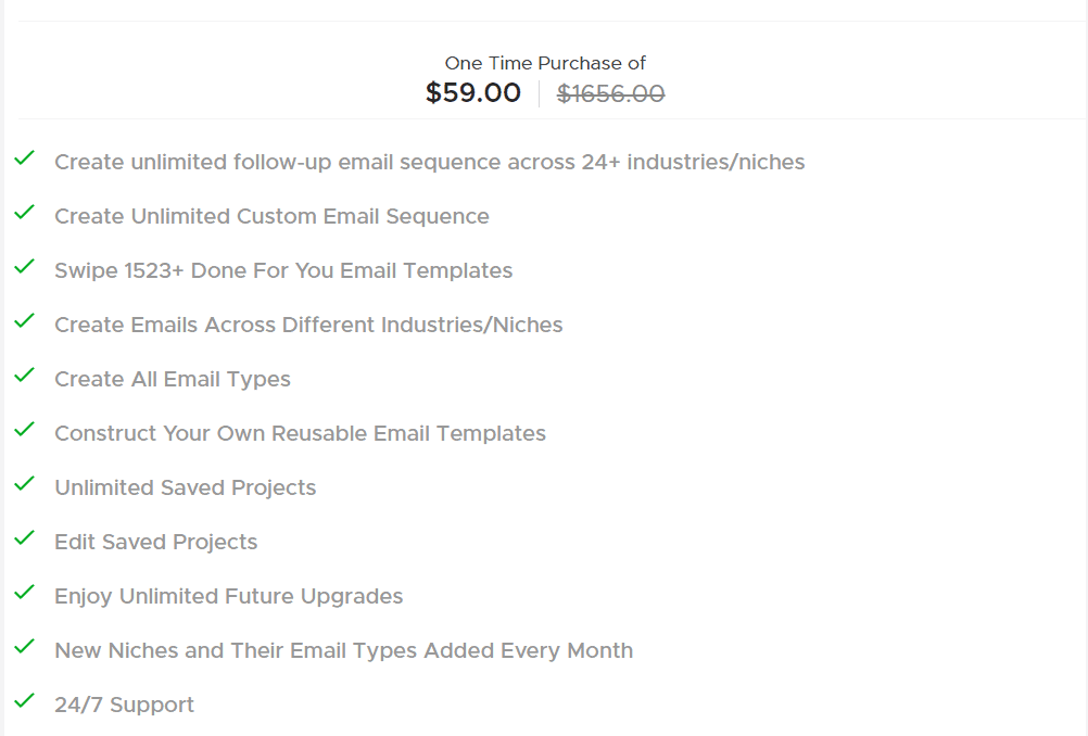 EmailWritr Lifetime Deal: Create High Converting Email Sequences 8 EmailWritr Appsumo Price