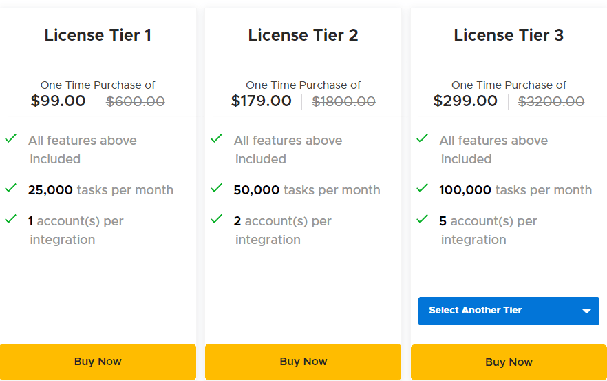 Captain Data Lifetime Deal: Data Extraction and Automation Tool 6 Captain Data Appsumo Price