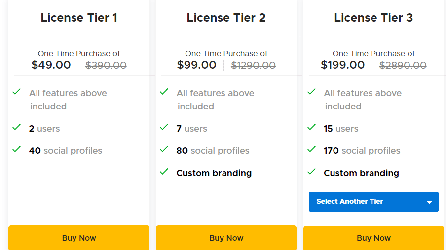 Social Web Suite Lifetime Deal: Social Media Management Tool 6 Social Web Suite Appsumo Price