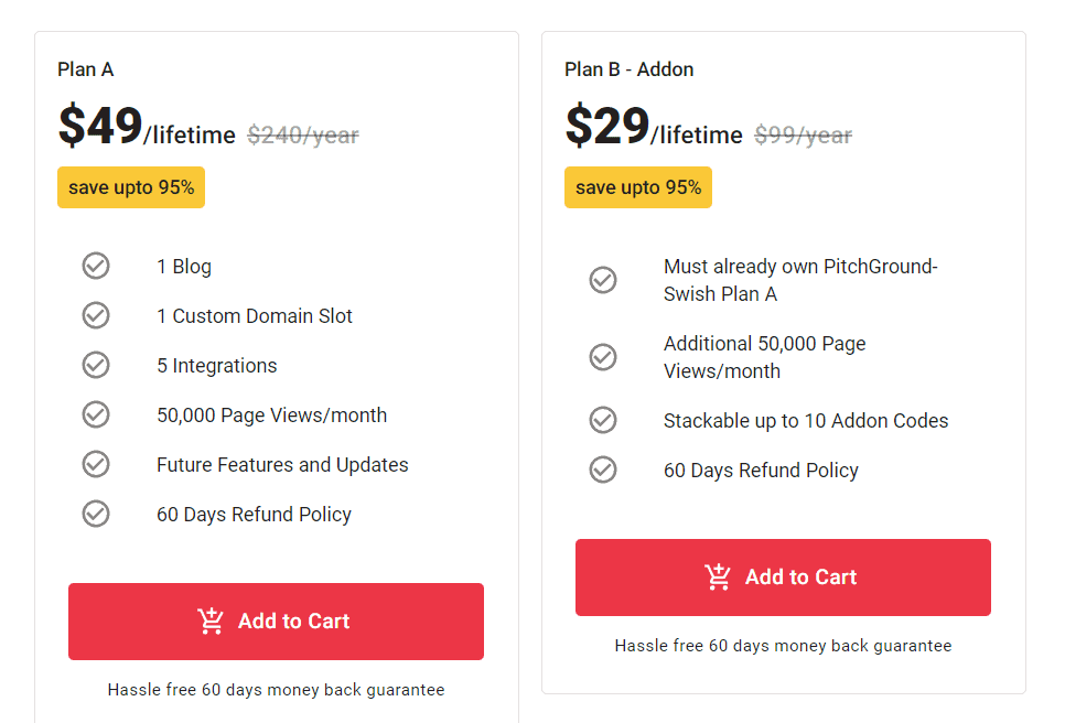 Swish Pitchground Price