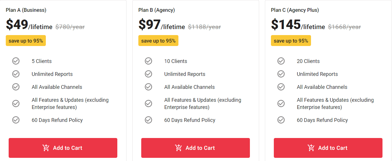 DataMyth Lifetime Deal: Faster Marketing Reports with Automated Analysis 6 Datamyth Pitchground Price