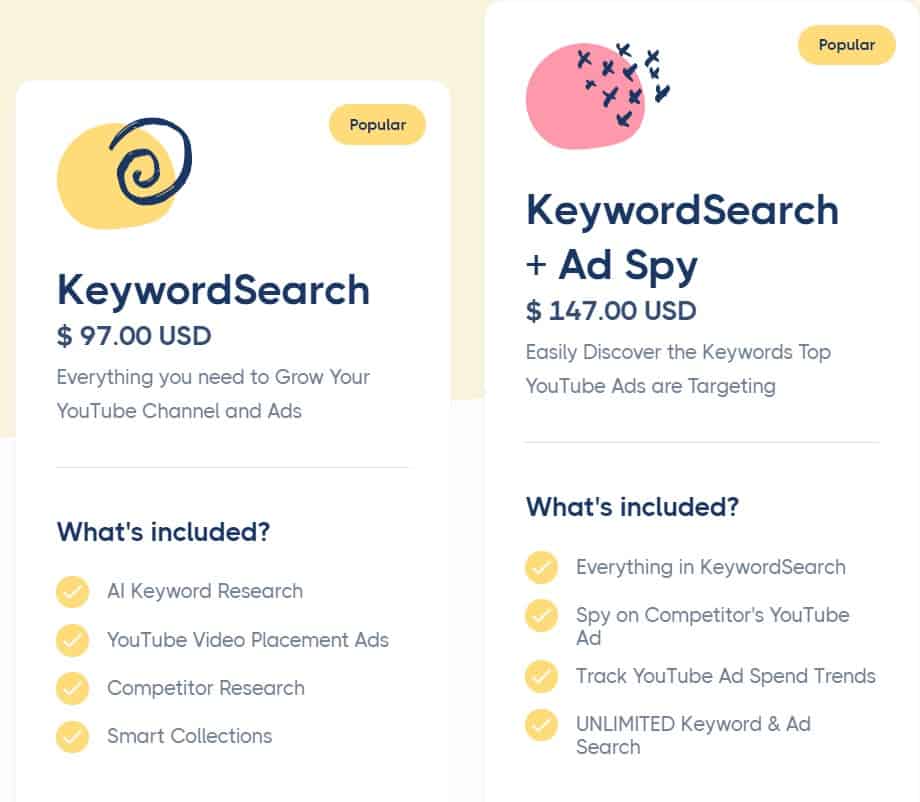 KeywordSearch Price 