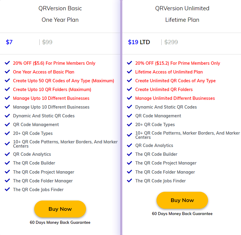 QR Version Dealmirror Price
