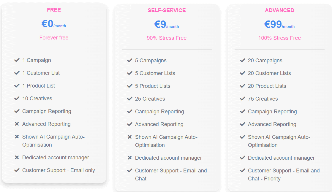 Shown Regular Pricing 
