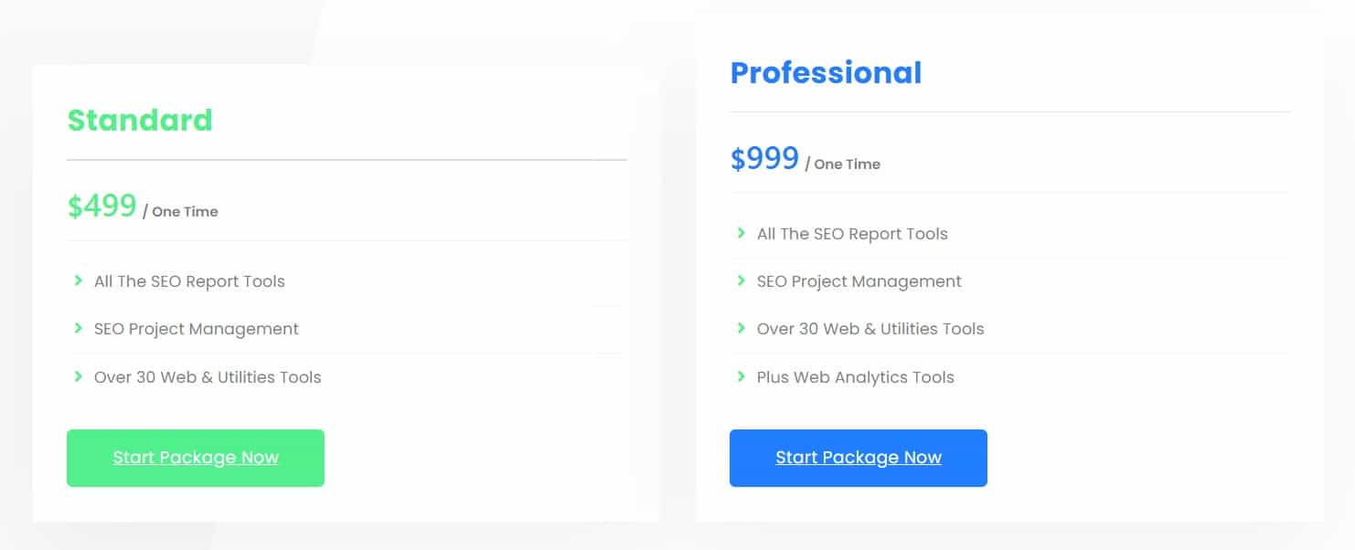 SEONave Regular Pricing 