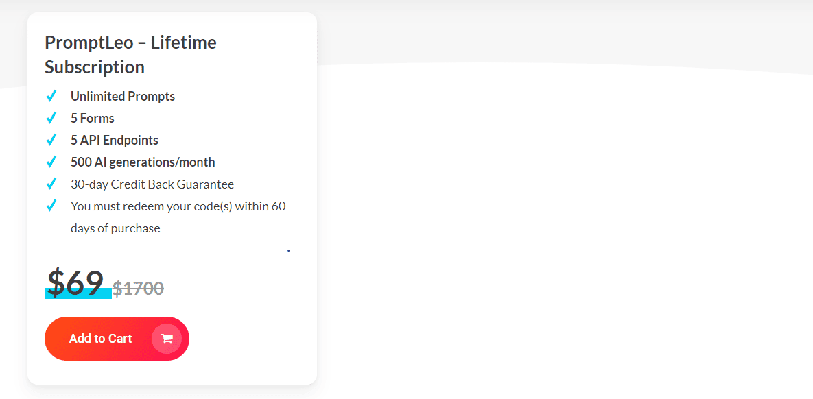 promptleo dealify price