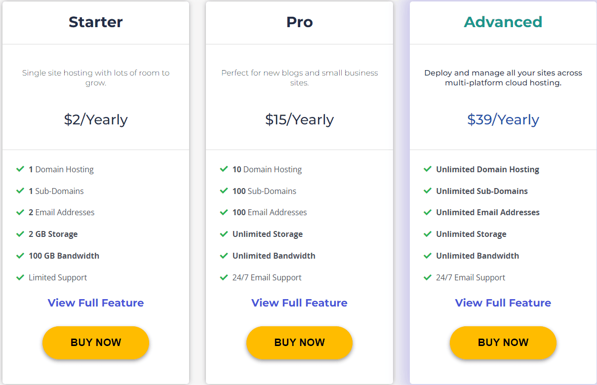 hostverge regular pricing