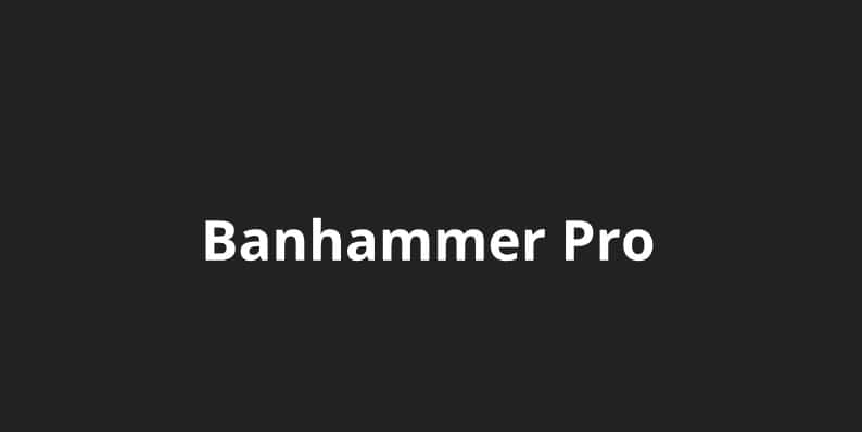 Banhammer Pro Black Friday Deal