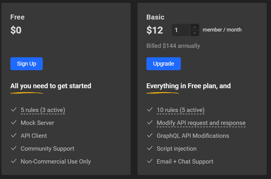 Requestly SessionBook regular pricing