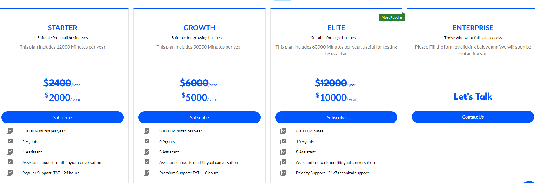 voicegenie regular pricing