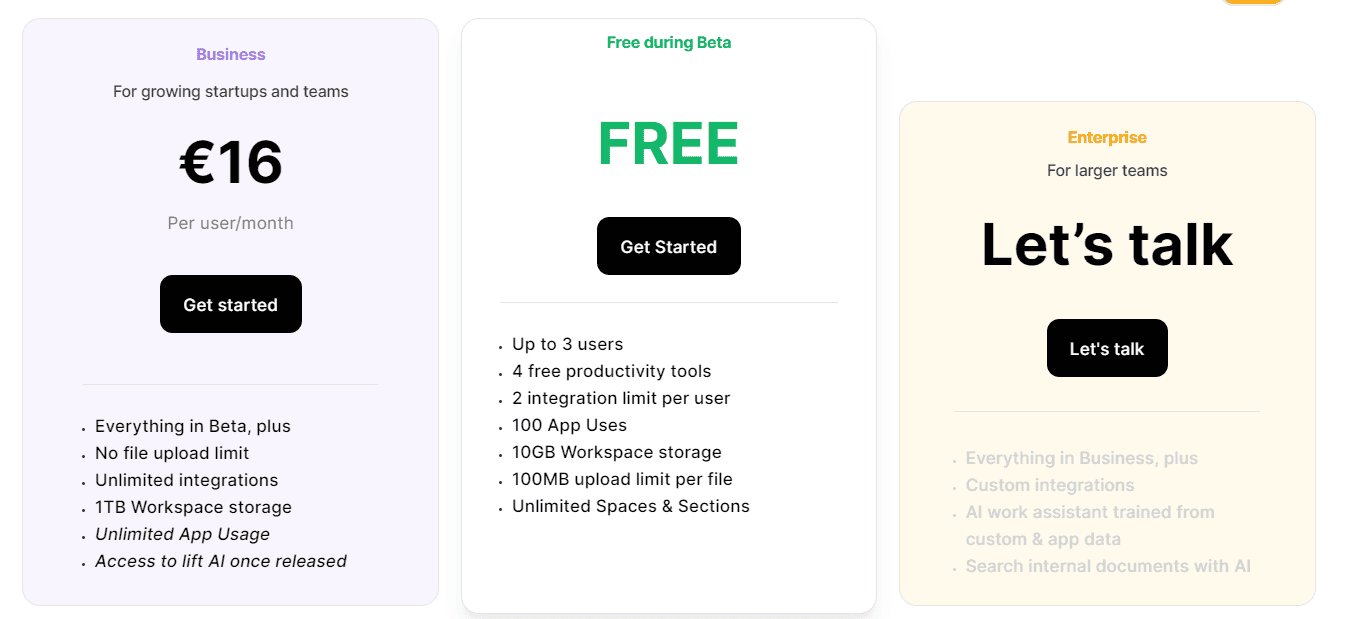 liftos regular pricing