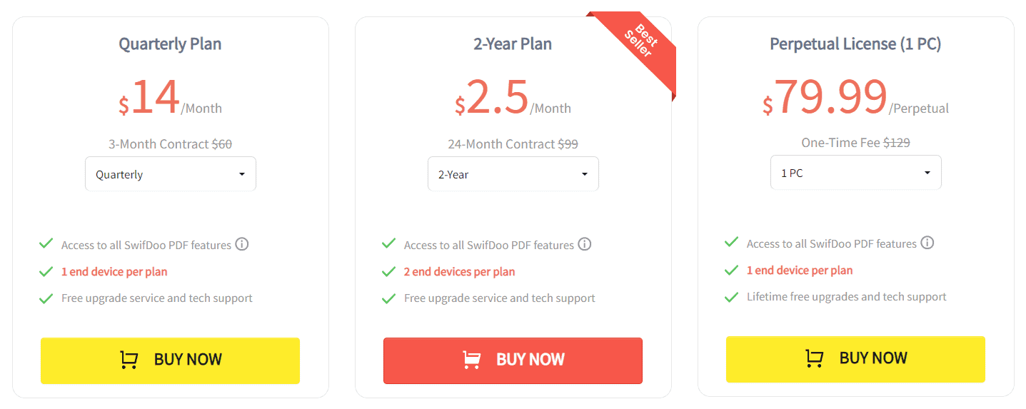 swiftdoo regular pricing