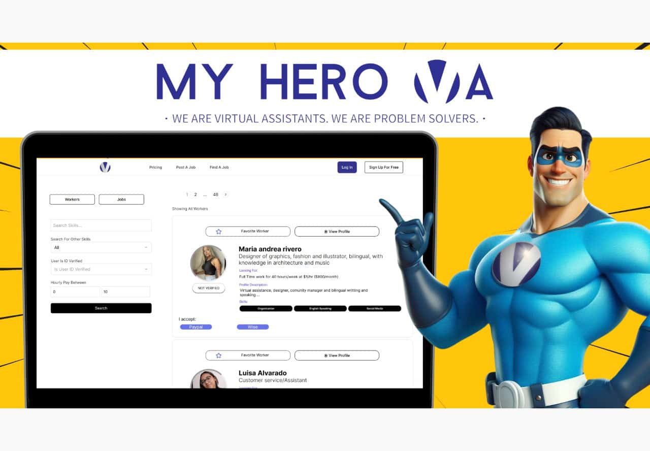 My Hero VA Lifetime Deal on saaszilla