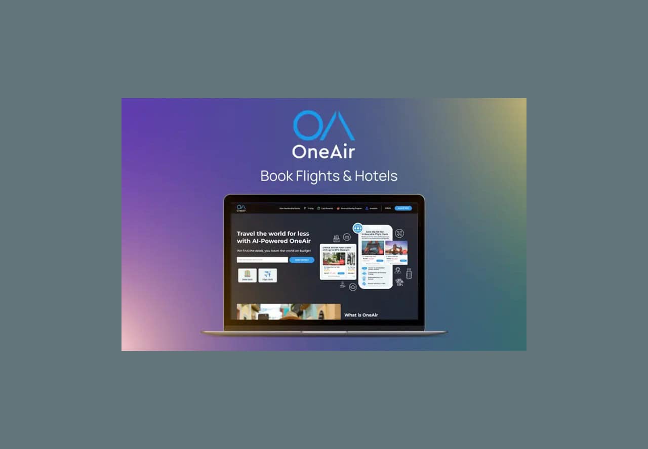 OneAir lifetime deal on dealfuel
