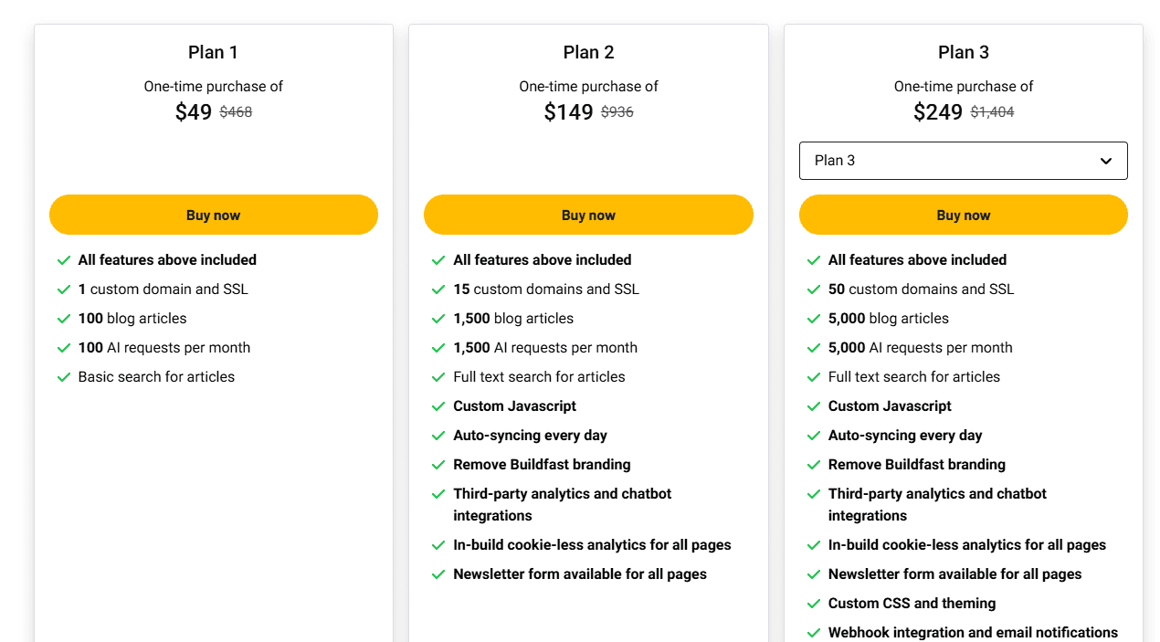 buildfast appsumo price