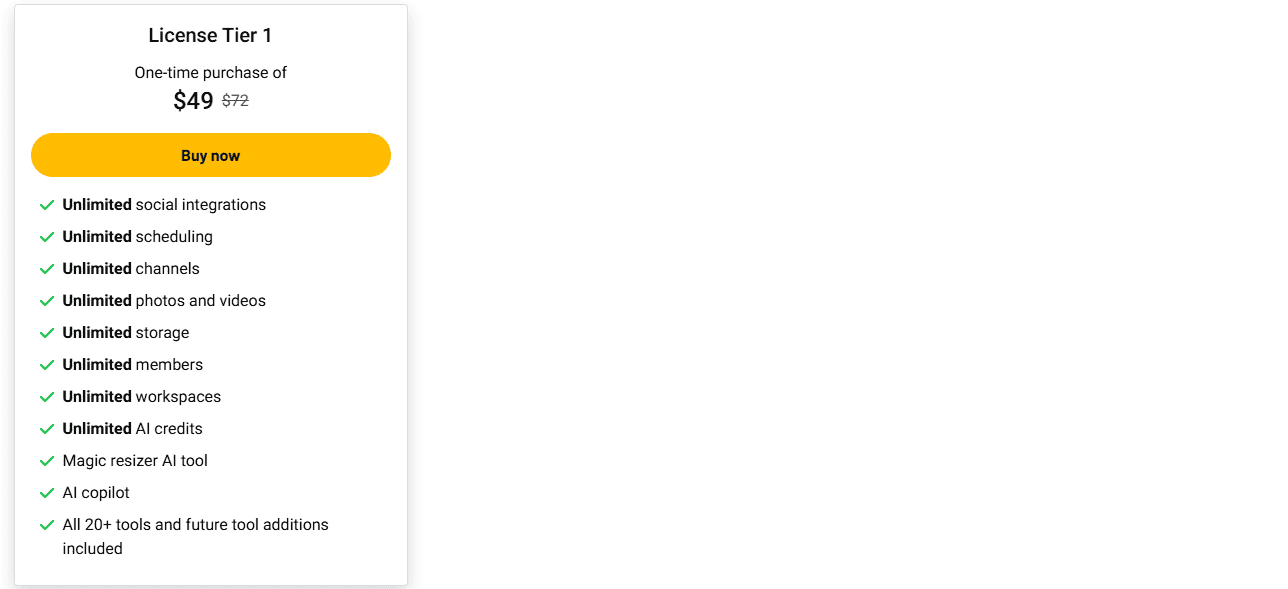 unum appsumo price