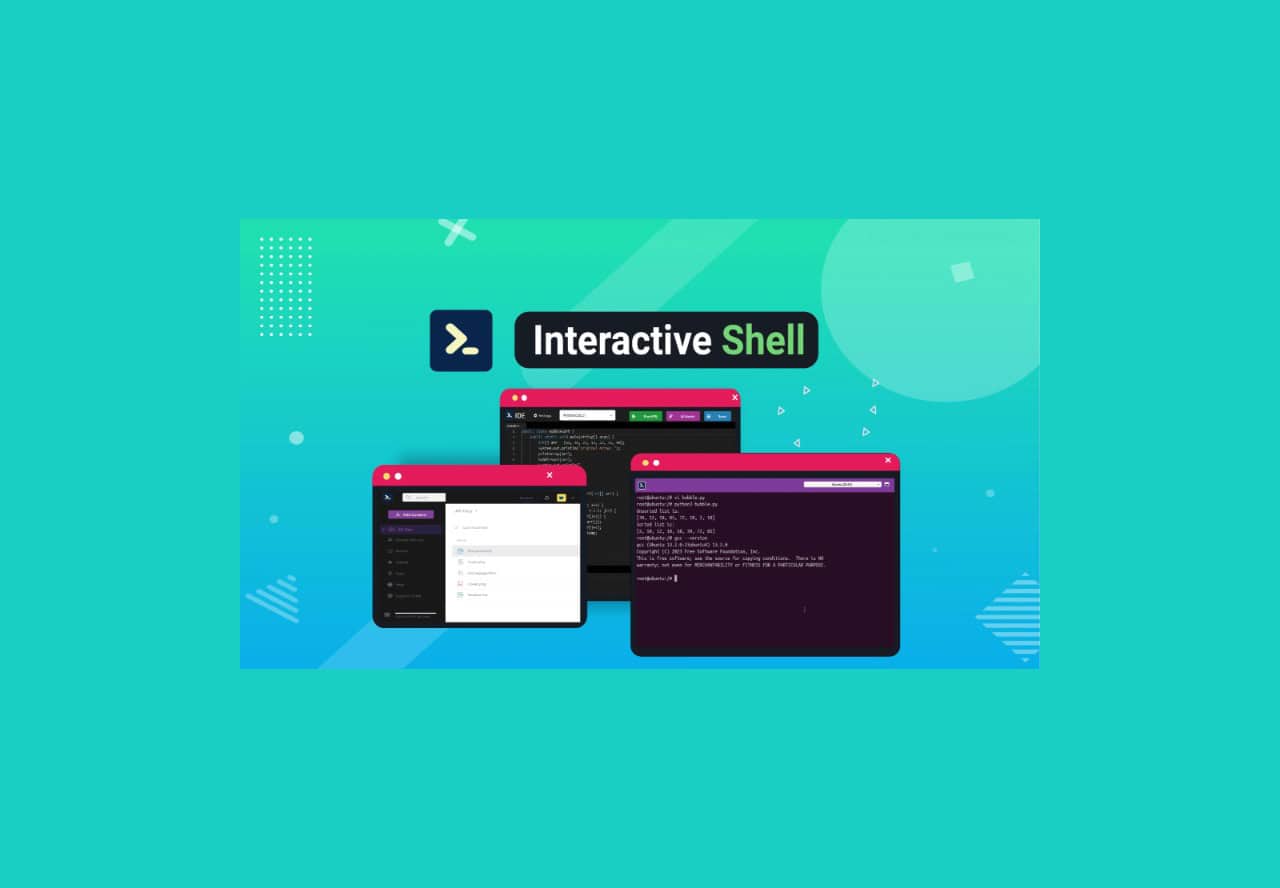 Interactive Shell lifetime deal on dealify