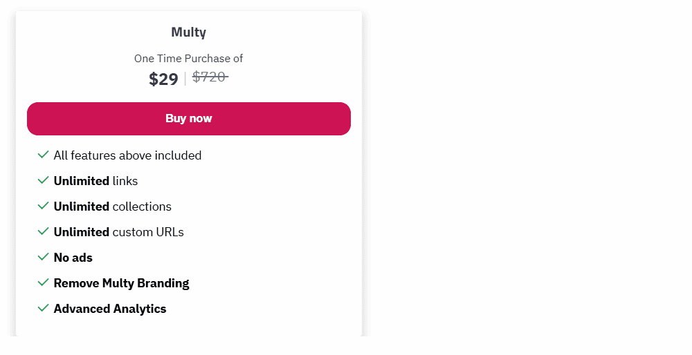 Multy saaszilla price