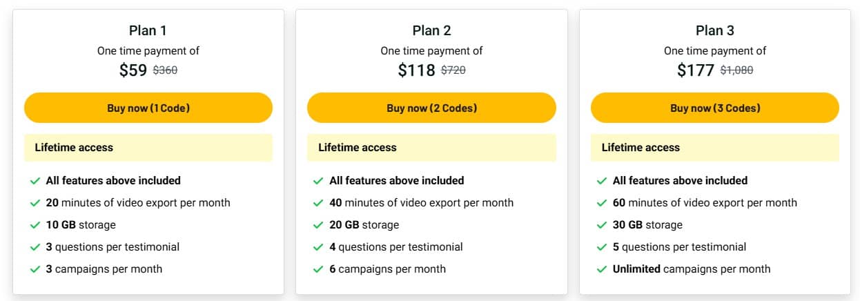 vibeo appsumo price