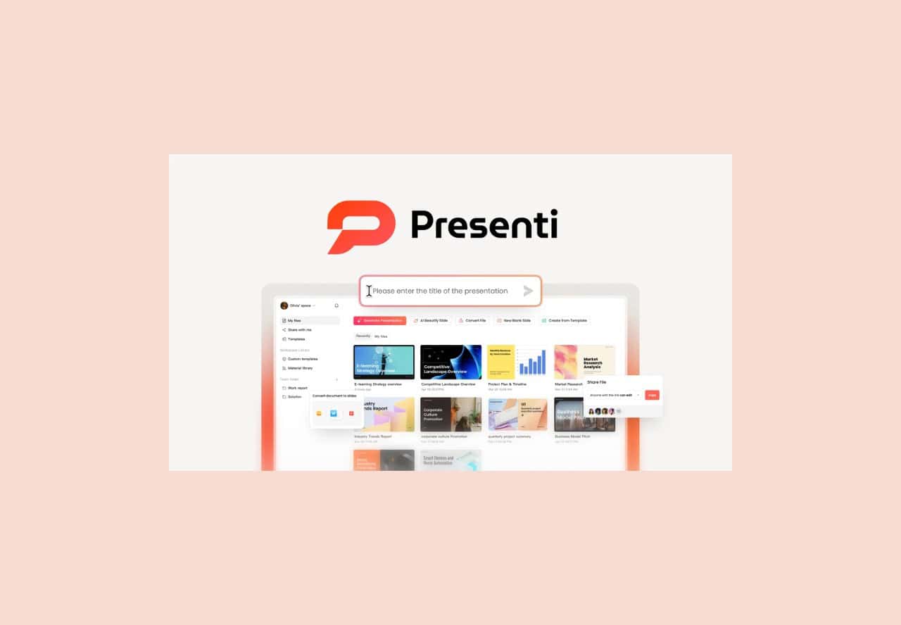 Presenti AI lifetime deal on appsumo