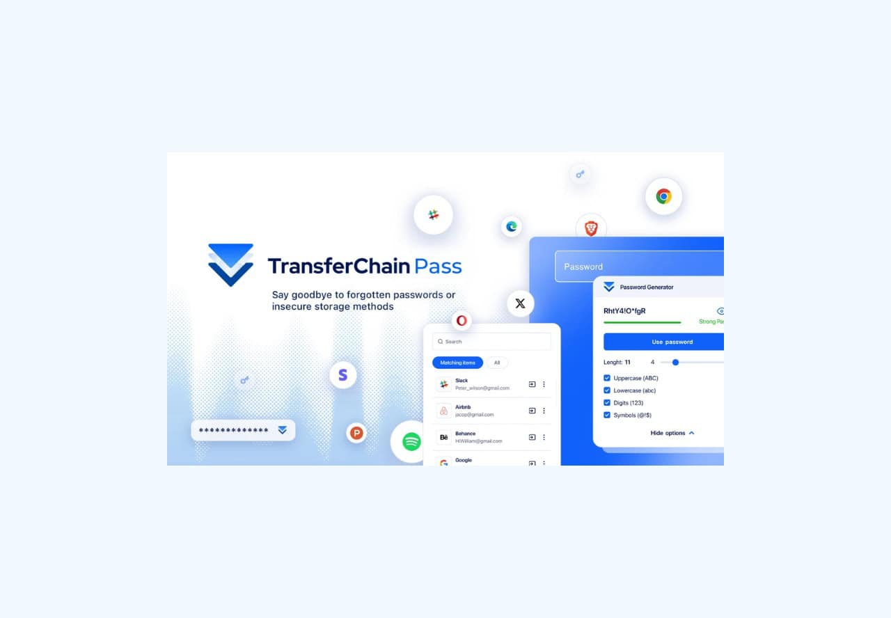TransferChain Pass lifetime deal on appsumo
