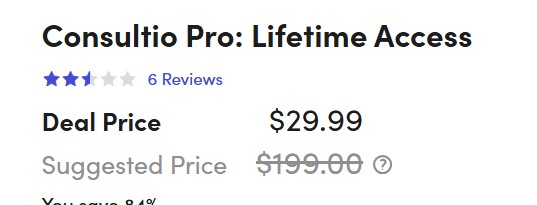 Consultio Pro regular pricing