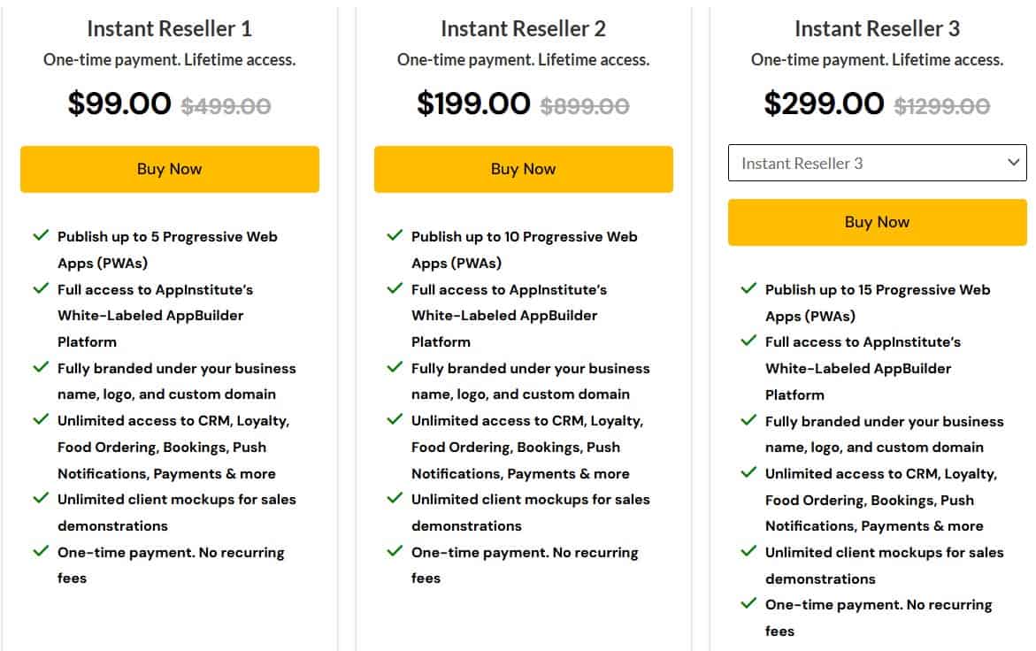 AppInstitute dealmirror price