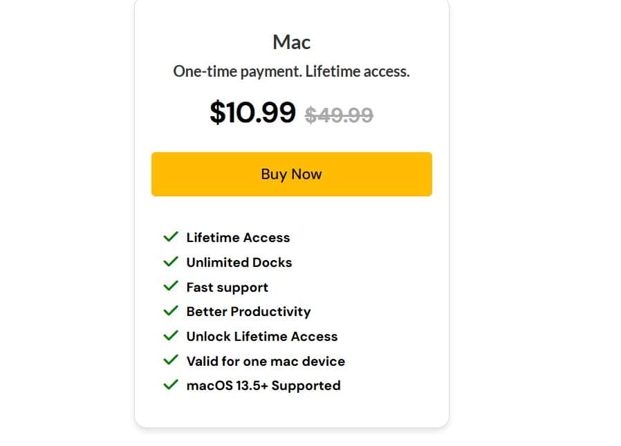 DockFlow dealmirror price