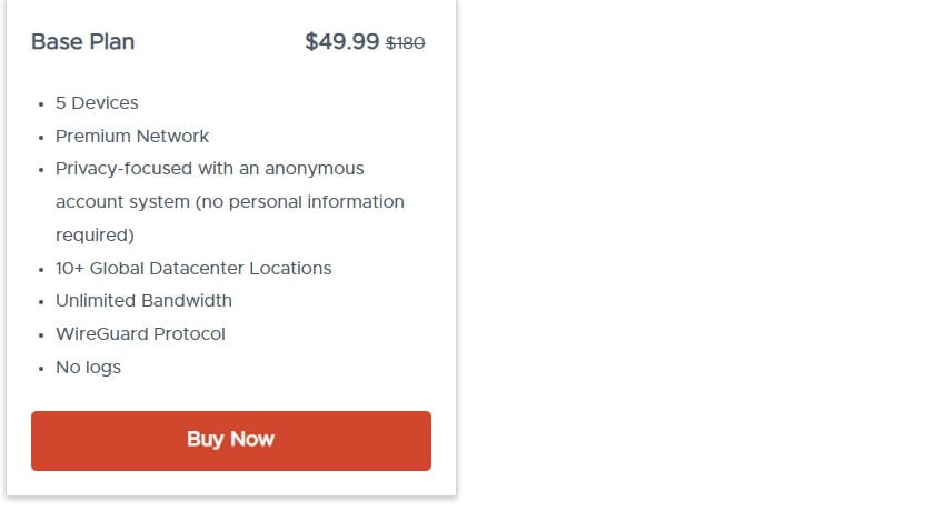 Shock VPN dealfuel price