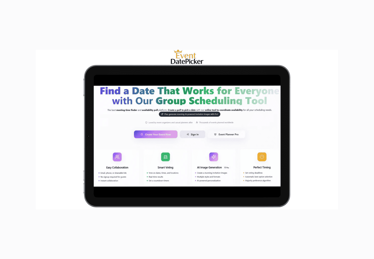 Event Date Picker Lifetime Deal on Dealify