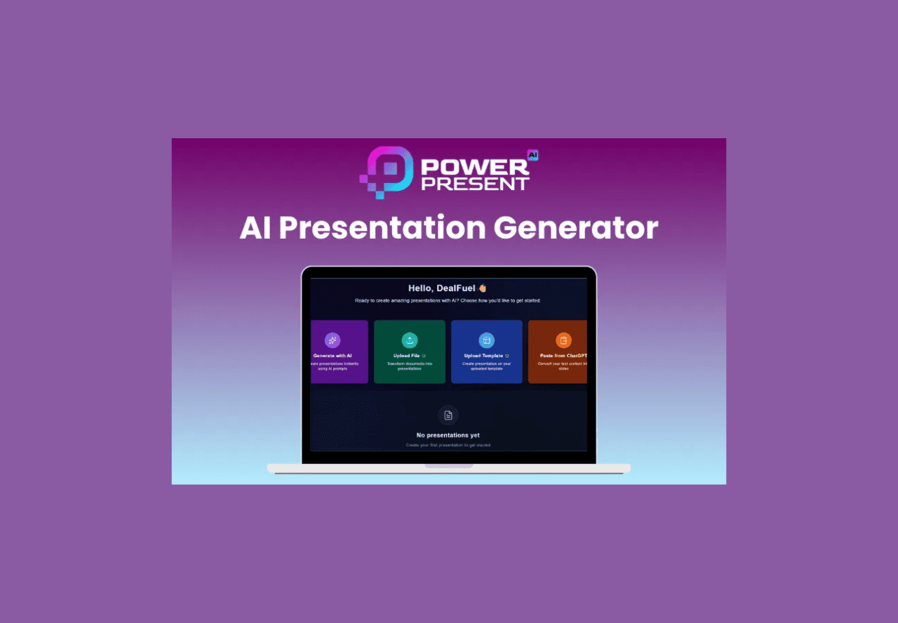 PowerPresent Lifetime Deal on Dealfuel
