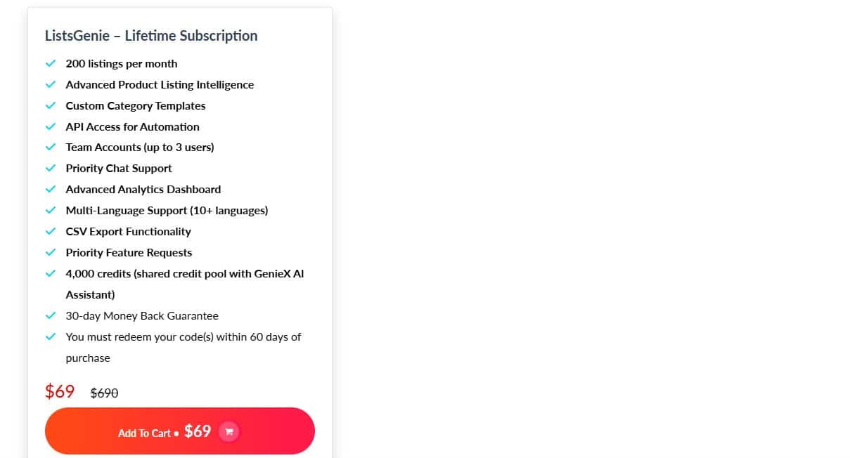 ListsGenie Lifetime Deal: AI marketing Platform 1