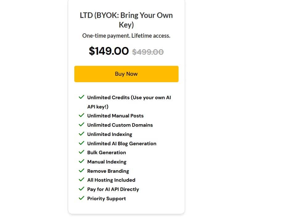 Unlock lifetime access to ShipMyBlog with a one-time payment of $149, offering all-in-one blogging t.