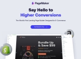 PageMaker Lifetime deal: Landing page builder for Ecommerce